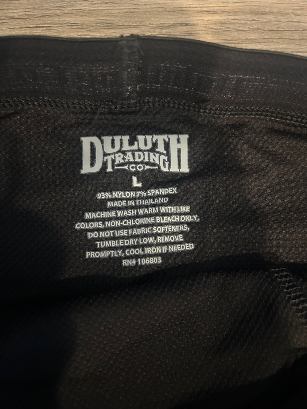 NWT Duluth Trading Co Black Buck Naked Performance Briefs Pack of 6 Size L - Picture 4 of 4
